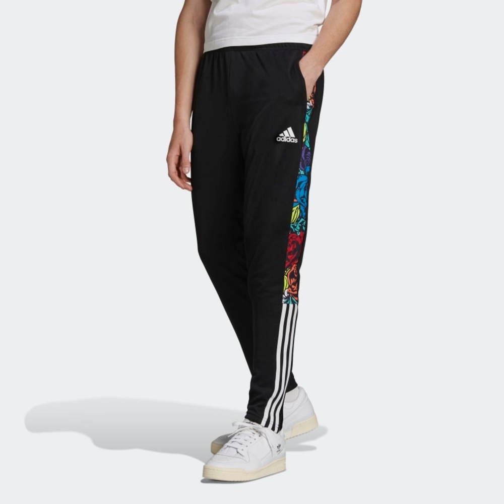 Adidas Tiro Flower Pattern Track Pants Black Mens Size L